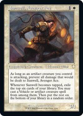Sanwell Avenger Ace Retro Frame 5/40 (Commander: The Brothers' War)  | Good Games Modbury