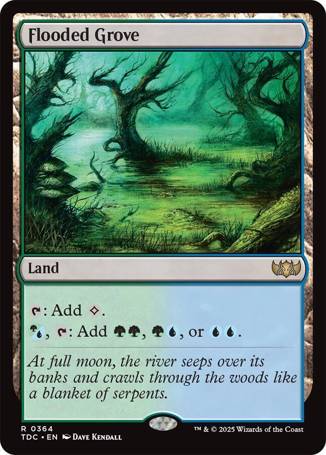 Flooded Grove 364 (Commander: Tarkir: Dragonstorm)  | Good Games Modbury