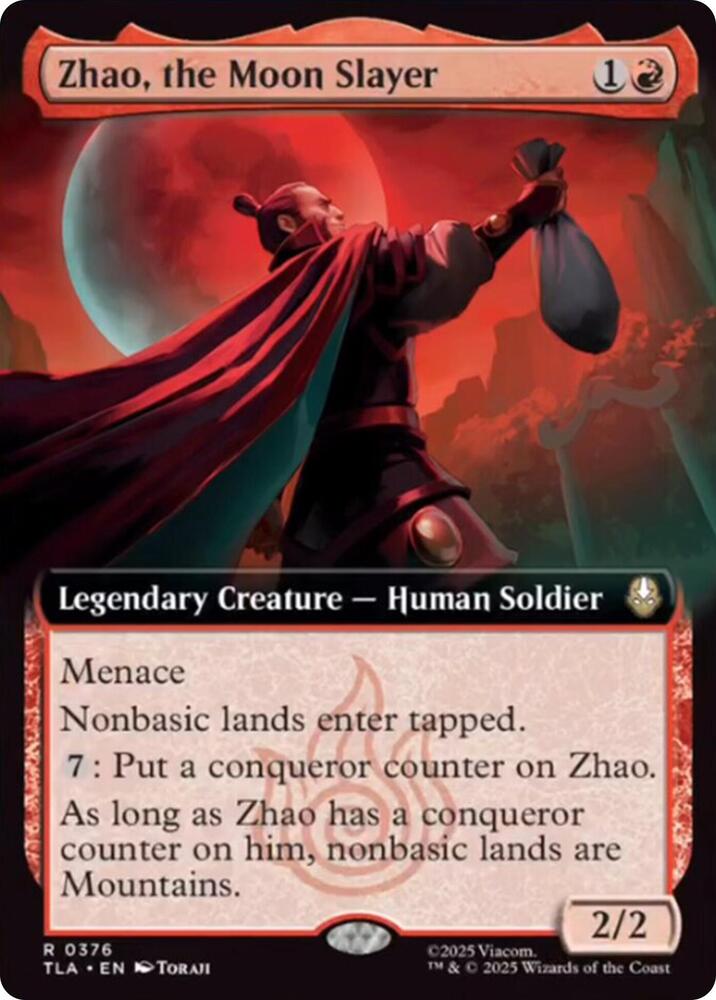 Zhao, the Moon Slayer 376/286 (Avatar: The Last Airbender)  - Extended Art  | Good Games Modbury