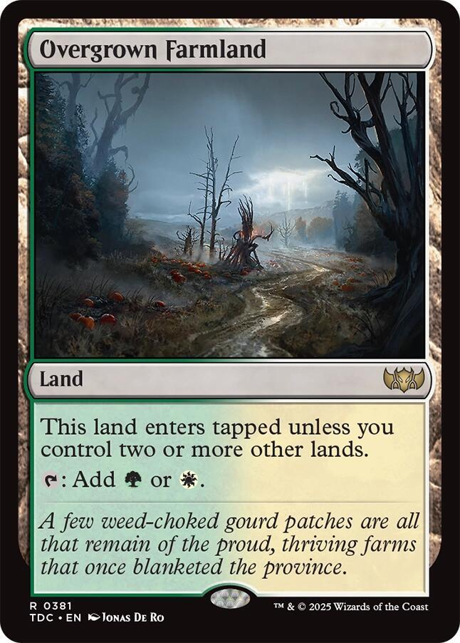 Overgrown Farmland 381 (Commander: Tarkir: Dragonstorm)  | Good Games Modbury