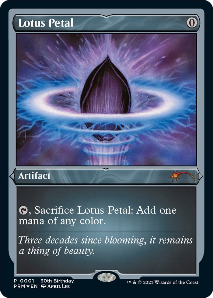 Lotus Petal 1 (Unique and Miscellaneous Promos)  - Etched Foil | Good Games Modbury