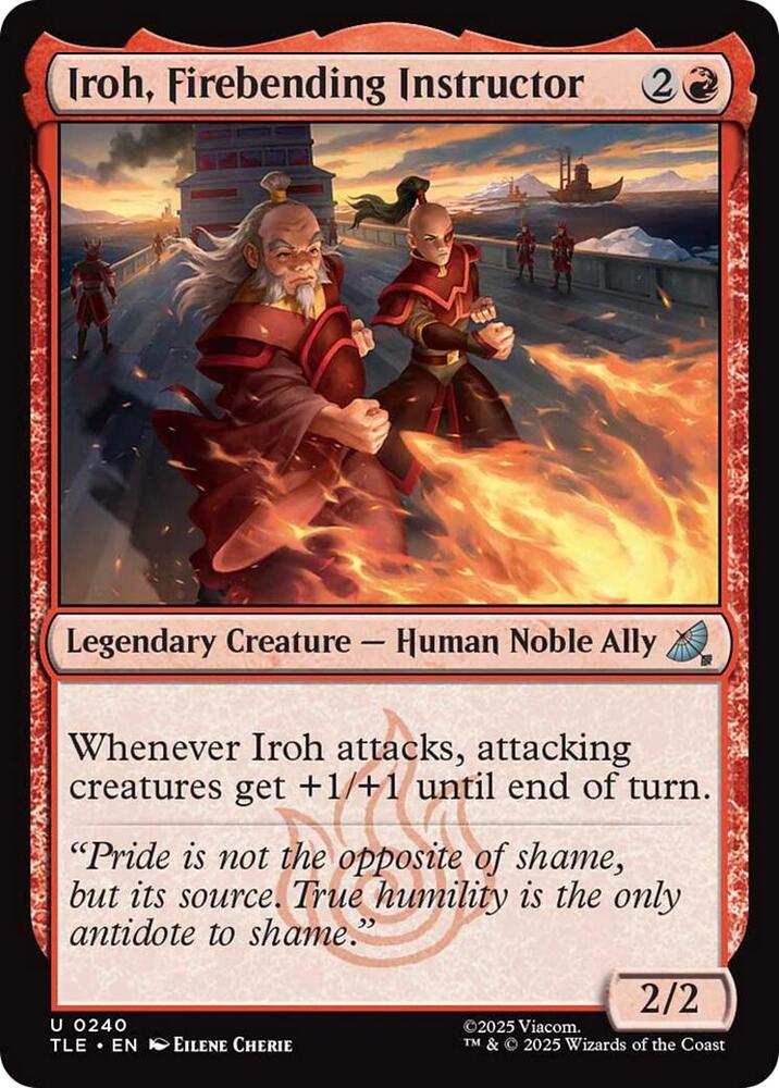 Iroh, Firebending Instructor 240/317 (Avatar: The Last Airbender: Eternal-Legal)  | Good Games Modbury