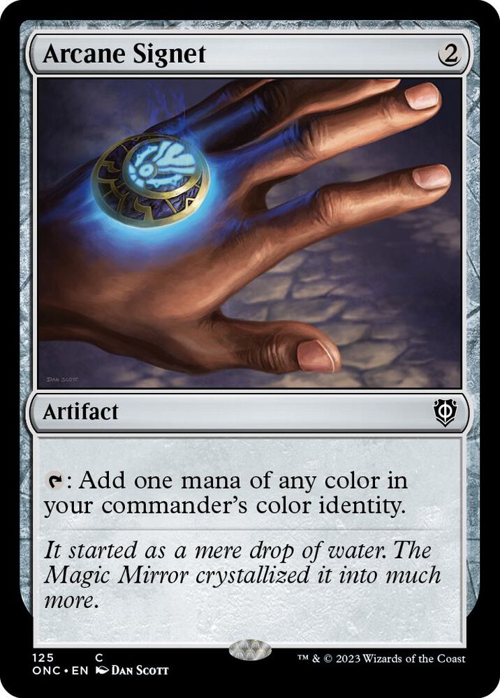 Arcane Signet 125/28 (Commander: Phyrexia: All Will Be One)  | Good Games Modbury