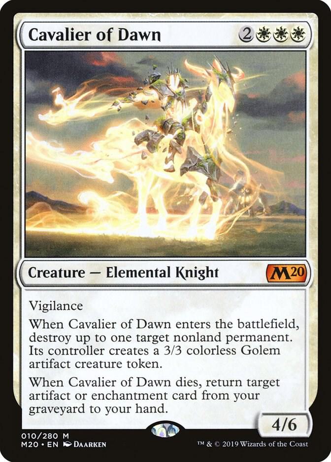 Cavalier of Dawn 10 (Core Set 2020)  | Good Games Modbury