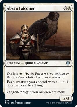 Abzan Falconer 77/38 (Commander: Innistrad: Midnight Hunt)  | Good Games Modbury