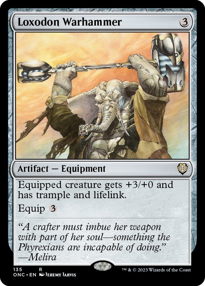 Loxodon Warhammer 135 (Commander: Phyrexia: All Will Be One)  | Good Games Modbury