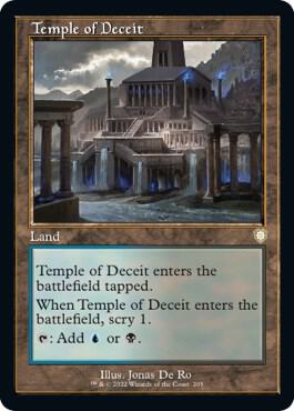 Temple of Deceit Retro Frame 205/40 (Commander: The Brothers' War)  | Good Games Modbury