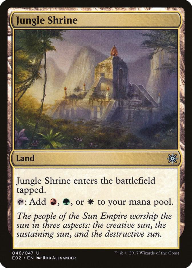 Jungle Shrine 46/47 (Explorers of Ixalan)  | Good Games Modbury