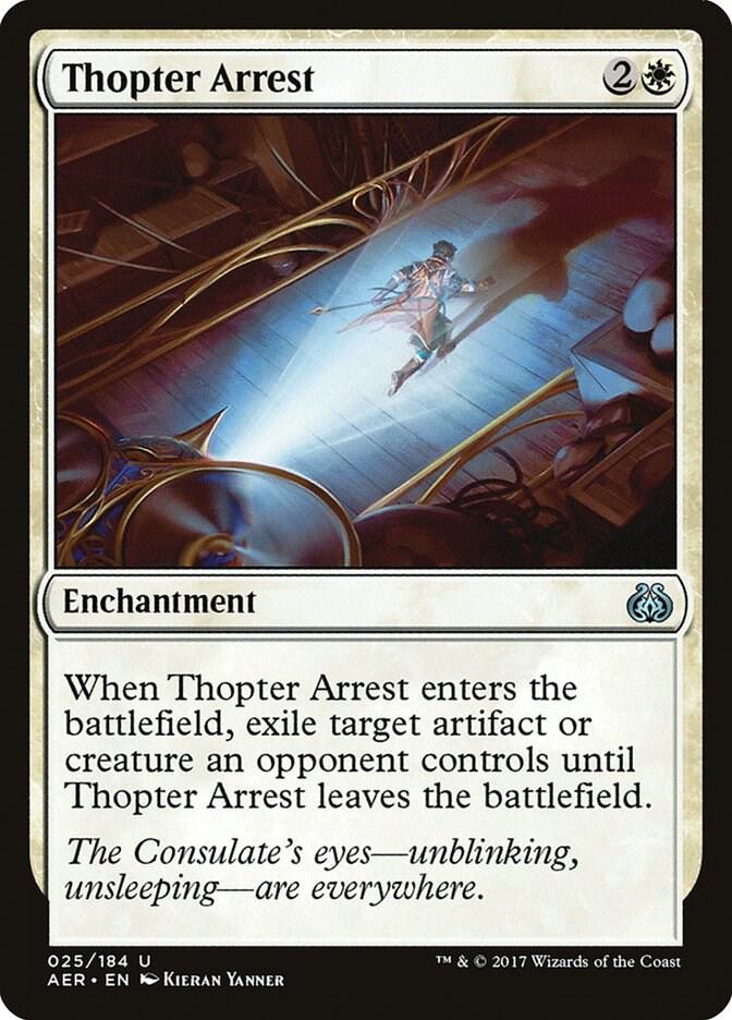 Thopter Arrest 25/184 (Aether Revolt)  - Foil | Good Games Modbury