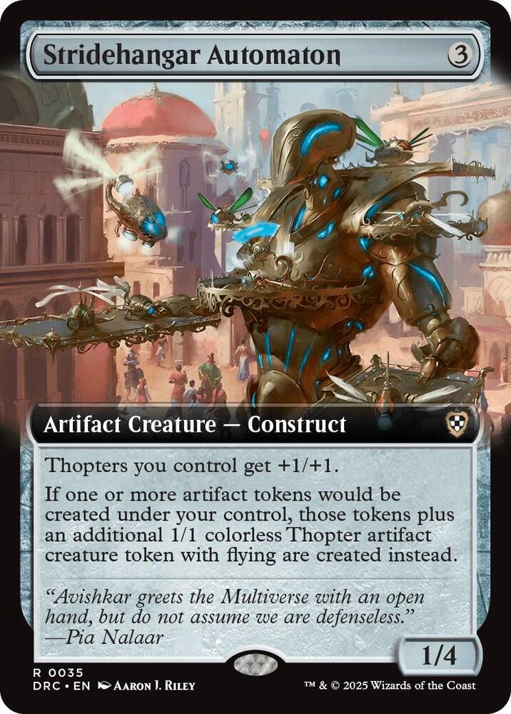 Stridehangar Automaton 35 (Commander: Aetherdrift)  - Extended Art | Good Games Modbury