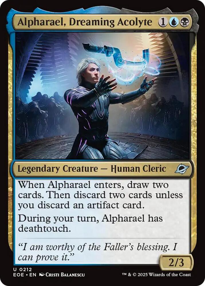 Alpharael, Dreaming Acolyte 212 (Edge of Eternities)  - Foil | Good Games Modbury