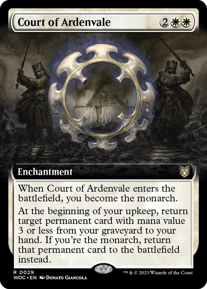 Court of Ardenvale 29 (Commander: Wilds of Eldraine)  - Extended Art | Good Games Modbury