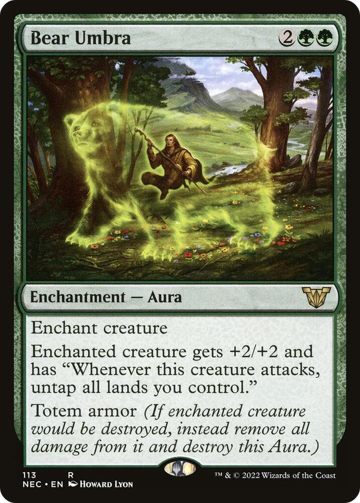 Bear Umbra 113/38 (Commander: Kamigawa: Neon Dynasty)  | Good Games Modbury
