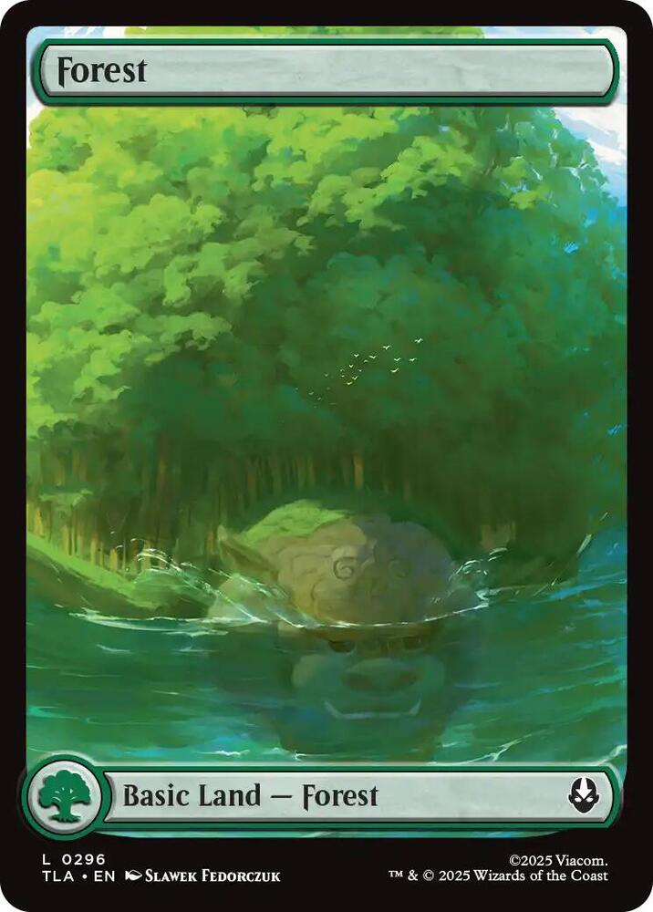 Forest 0296 296 (Avatar: The Last Airbender)  - Full Art Foil | Good Games Modbury