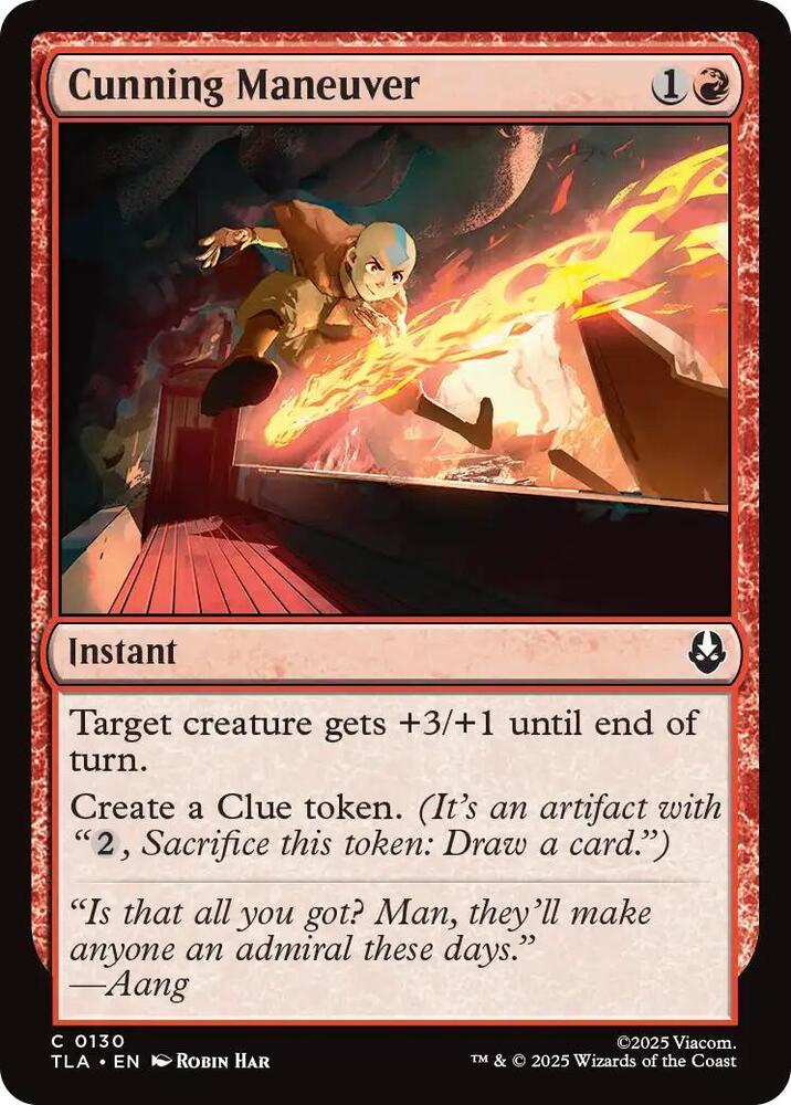Cunning Maneuver 130 (Avatar: The Last Airbender)  - Foil | Good Games Modbury