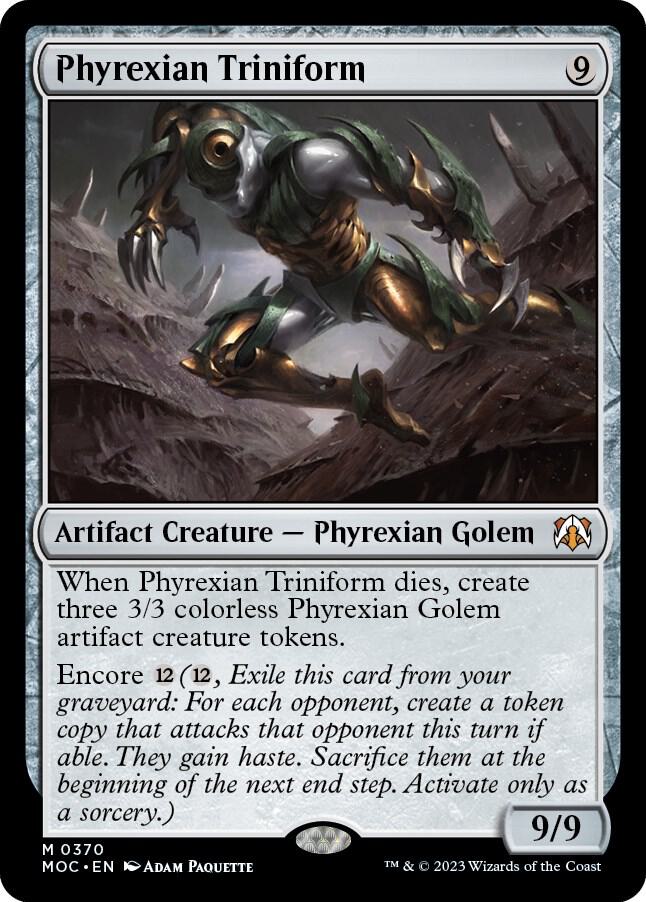 Phyrexian Triniform 370/444 (Commander: March of the Machine)  | Good Games Modbury