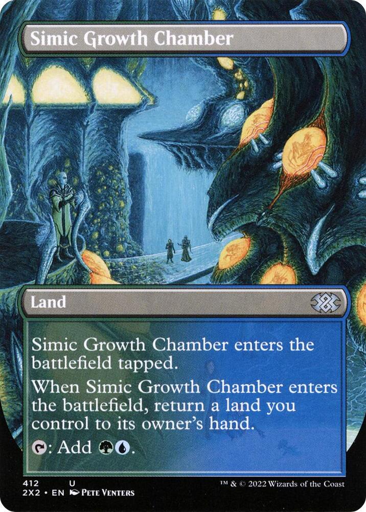 Simic Growth Chamber Borderless 412 (Double Masters 2022)  | Good Games Modbury