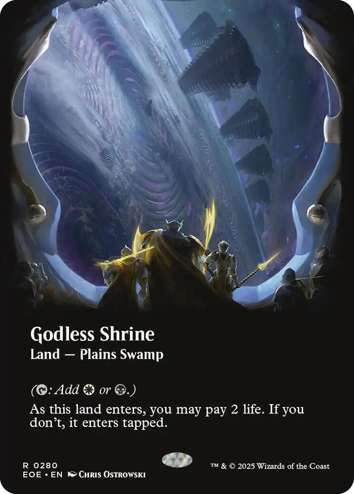 Godless Shrine  280/276 (Edge of Eternities)  - Borderless | Good Games Modbury