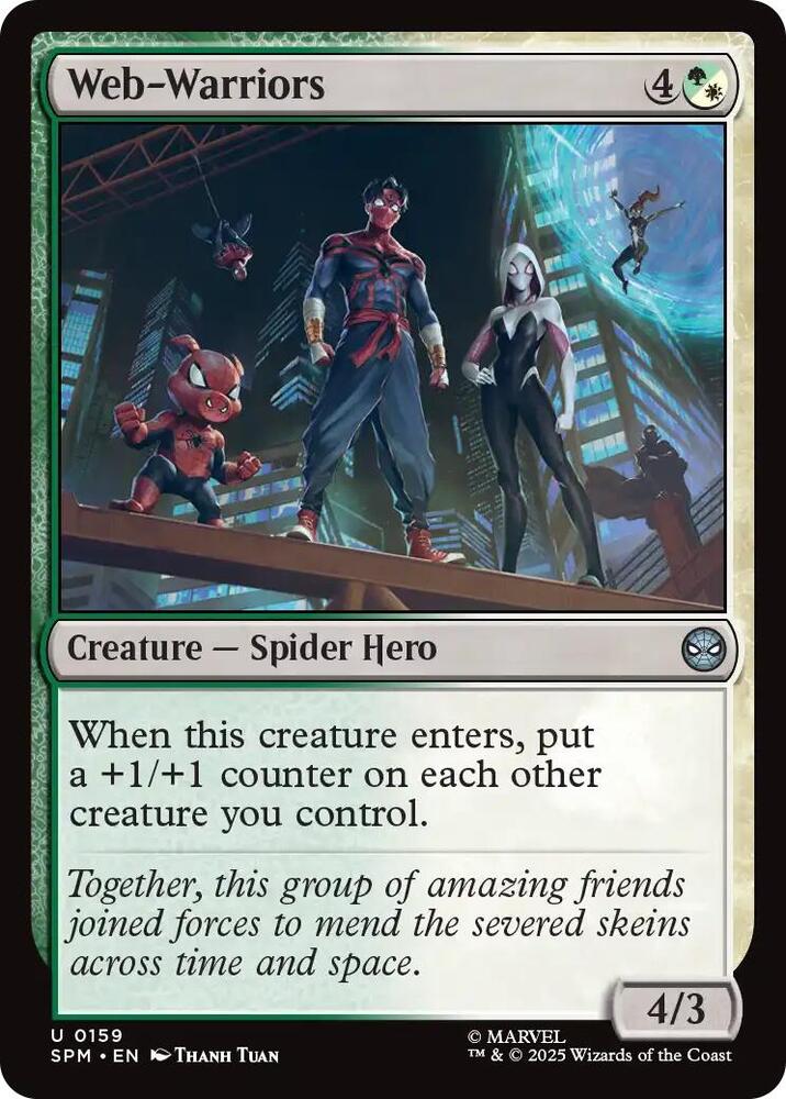 Web-Warriors 159/198 (Marvel's Spider-Man)  - Foil | Good Games Modbury