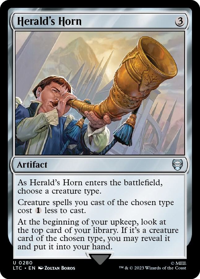 Herald's Horn 280/347 (Commander: The Lord of the Rings: Tales of Middle-earth)  | Good Games Modbury