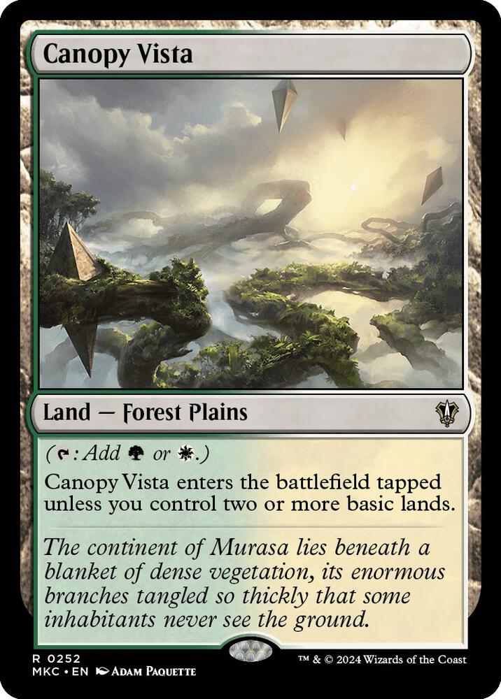 Canopy Vista 252/311 (Commander: Murders at Karlov Manor)  | Good Games Modbury