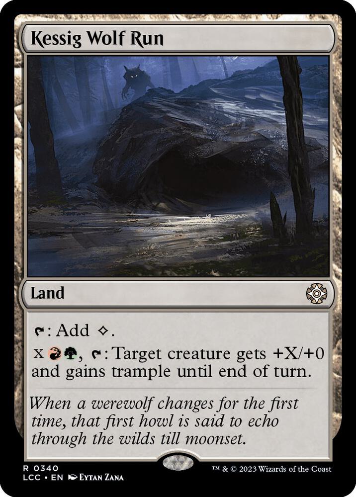 Kessig Wolf Run 340/370 (Commander: The Lost Caverns of Ixalan)  | Good Games Modbury