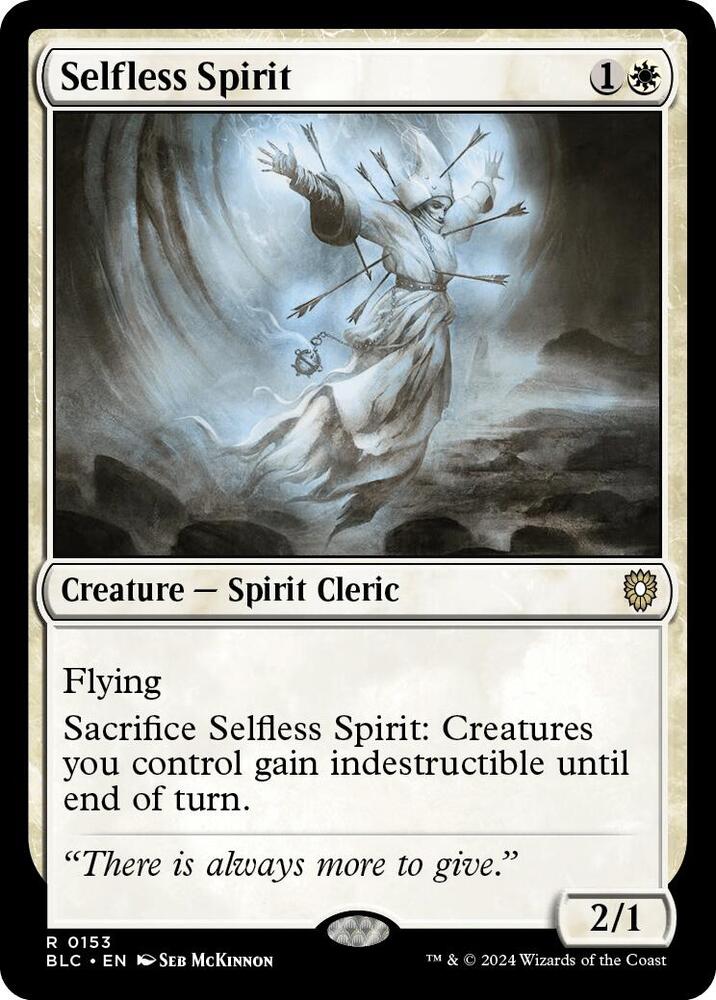 Selfless Spirit 153 (Commander: Bloomburrow)  | Good Games Modbury