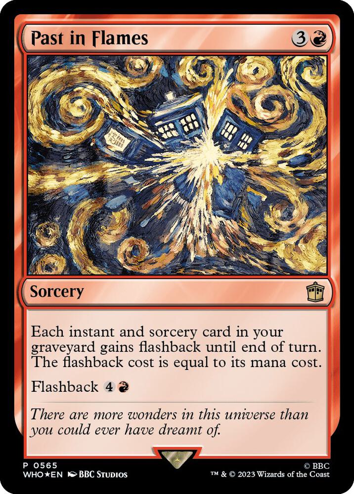 Past in Flames 565 (Launch Party & Release Event Promos)  - Foil | Good Games Modbury