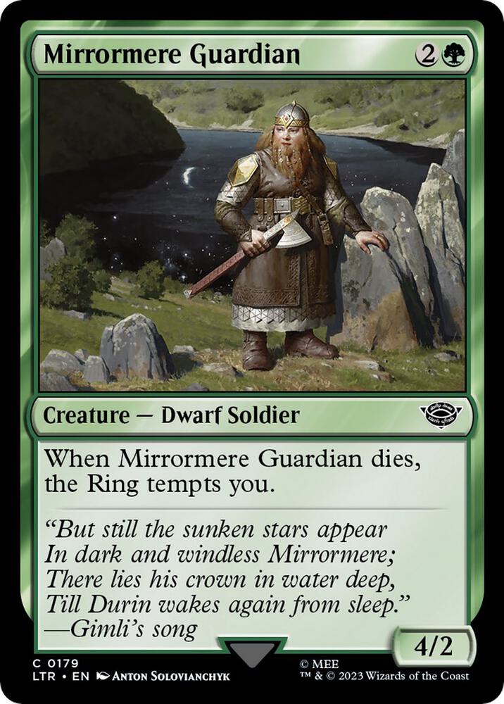 Mirrormere Guardian 179 (Universes Beyond: The Lord of the Rings: Tales of Middle-earth)  - Foil | Good Games Modbury