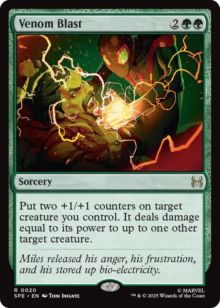 Venom Blast 20/20 (Marvel's Spider-Man: Eternal-Legal)  - Foil | Good Games Modbury