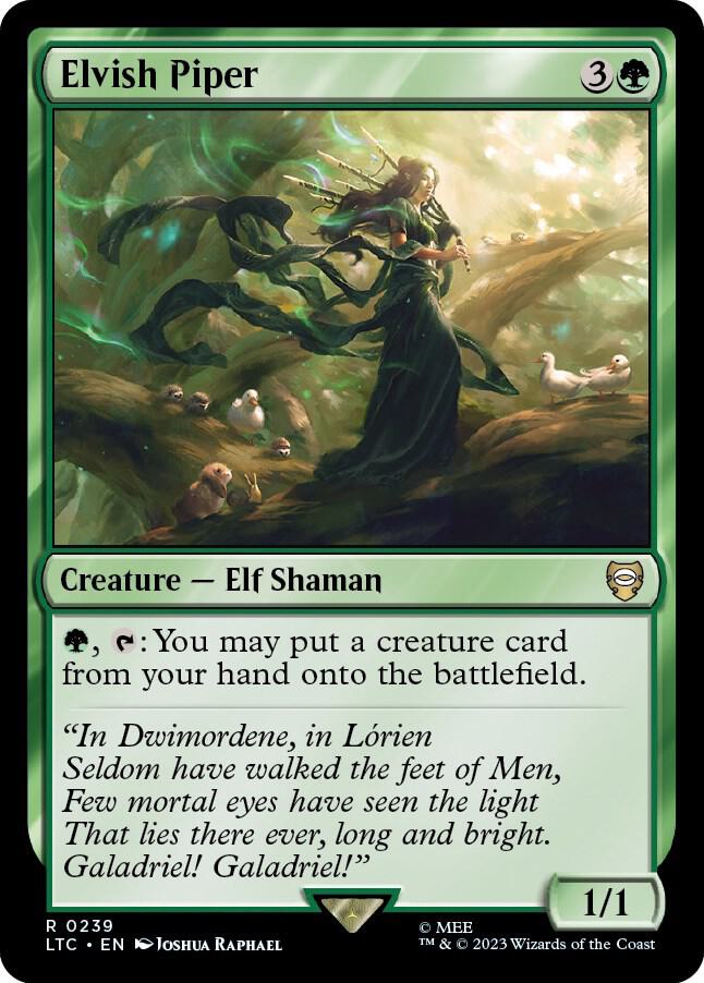 Elvish Piper 239/347 (Commander: The Lord of the Rings: Tales of Middle-earth)  | Good Games Modbury