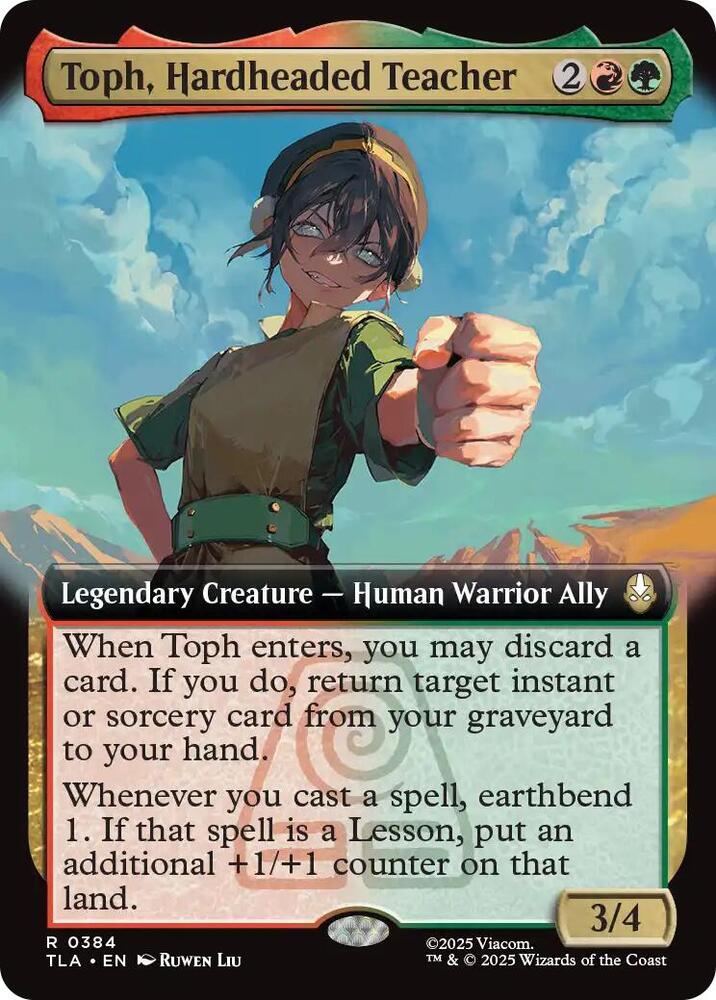 Toph, Hardheaded Teacher 384 (Avatar: The Last Airbender)  - Extended Art | Good Games Modbury