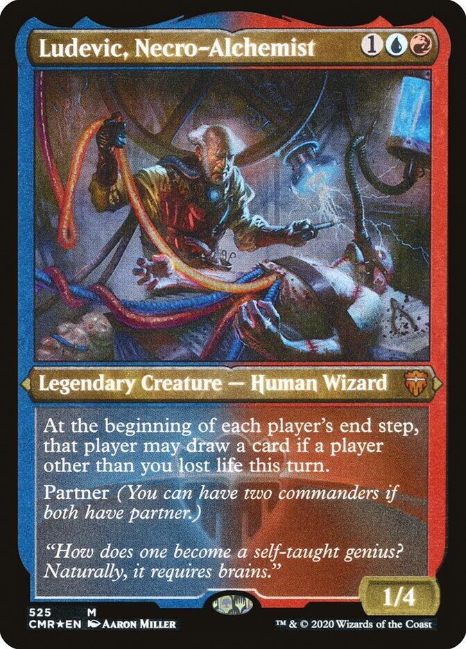 Ludevic, Necro-Alchemist 525 (Commander Legends)  - Etched Foil | Good Games Modbury