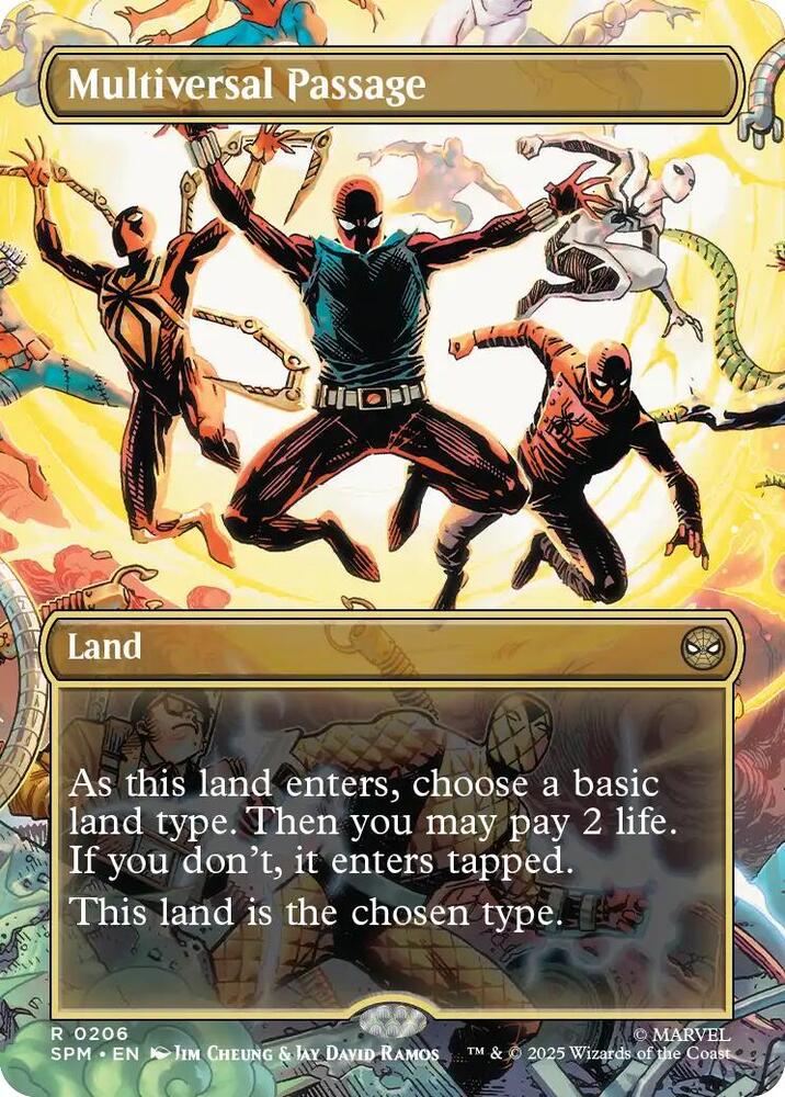 Multiversal Passage 206/198 (Marvel's Spider-Man)  - Borderless Foil | Good Games Modbury
