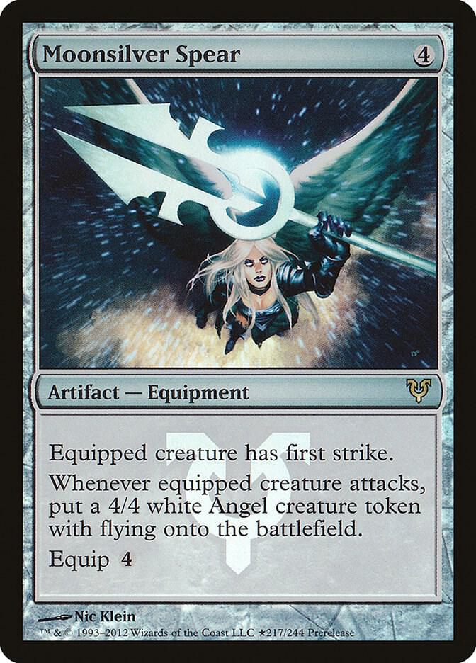 Moonsilver Spear 217 (Prerelease Cards)  - Foil | Good Games Modbury