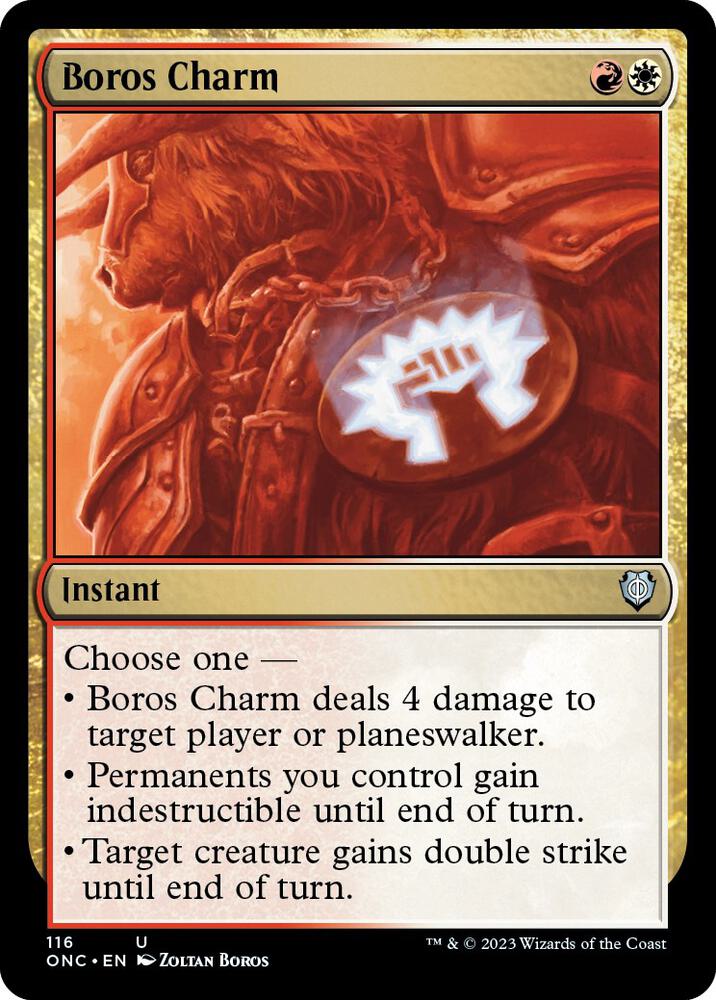 Boros Charm 116/28 (Commander: Phyrexia: All Will Be One)  | Good Games Modbury