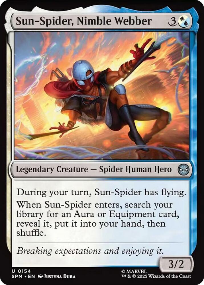 Sun-Spider, Nimble Webber 154 (Marvel's Spider-Man)  - Foil | Good Games Modbury