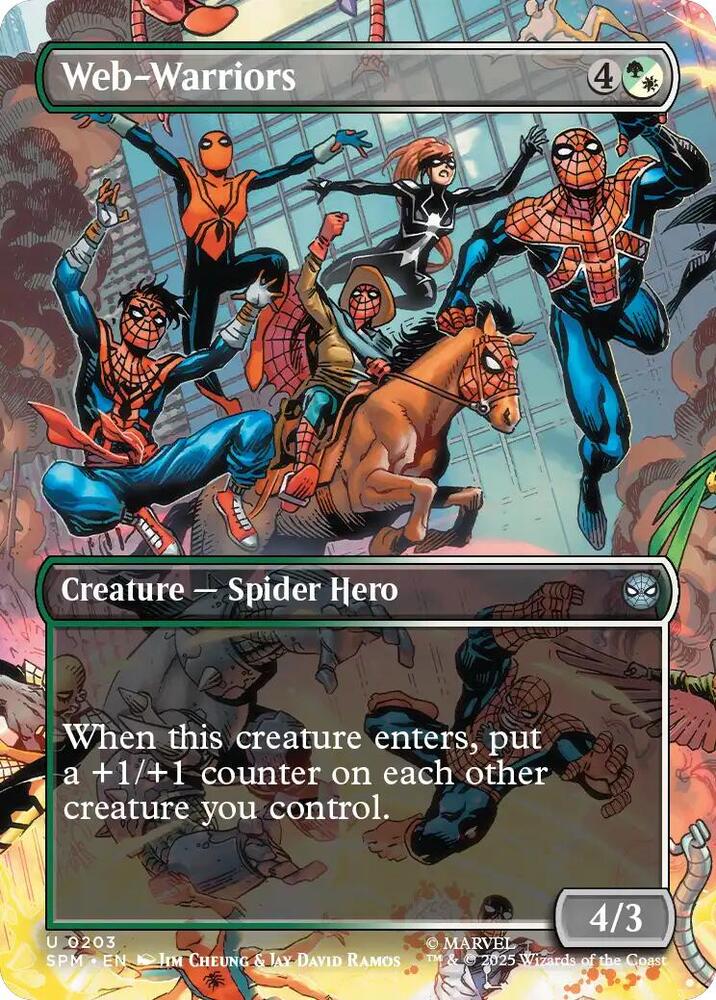 Web-Warriors 203/198 (Marvel's Spider-Man)  - Borderless Foil | Good Games Modbury