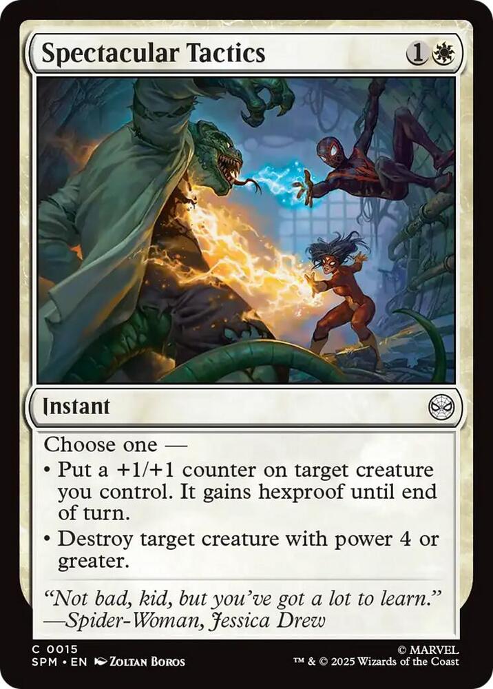 Spectacular Tactics 15/198 (Marvel's Spider-Man)  - Foil | Good Games Modbury