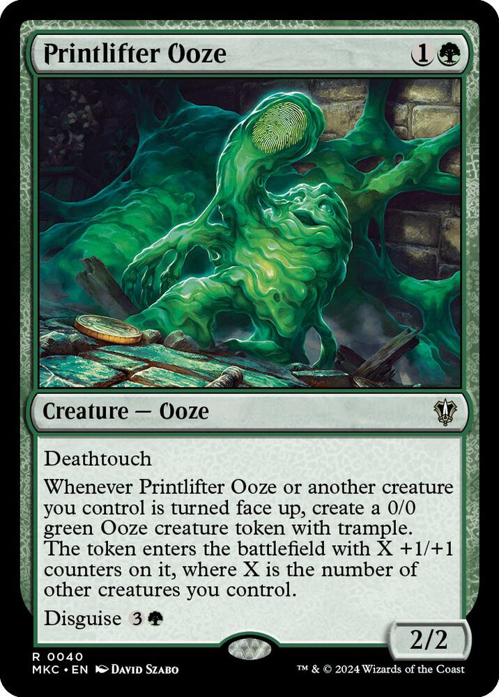 Printlifter Ooze 40/311 (Commander: Murders at Karlov Manor)  | Good Games Modbury