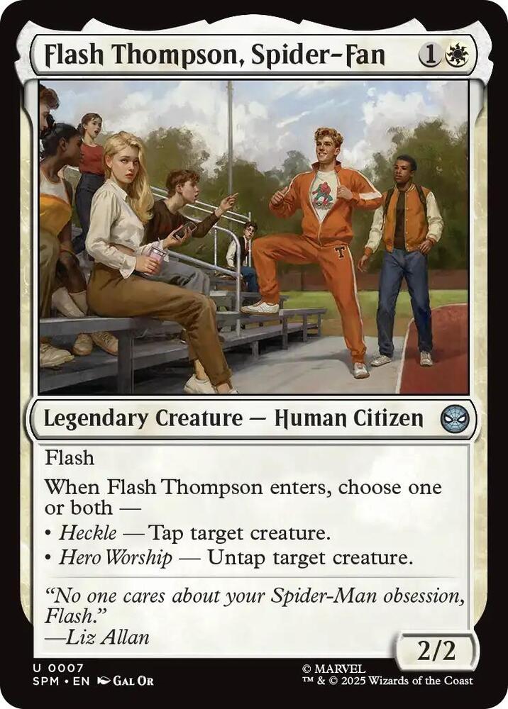 Flash Thompson, Spider-Fan 7/198 (Marvel's Spider-Man)  | Good Games Modbury