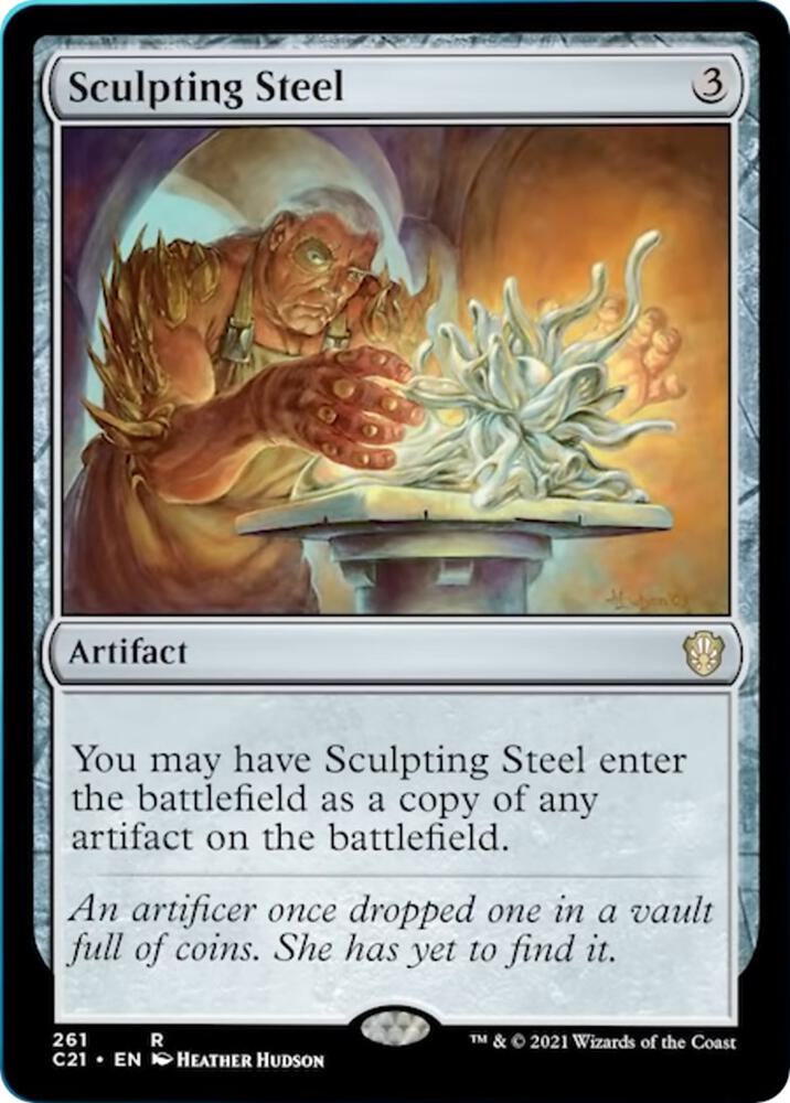 Sculpting Steel 261/81 (Commander 2021)  | Good Games Modbury