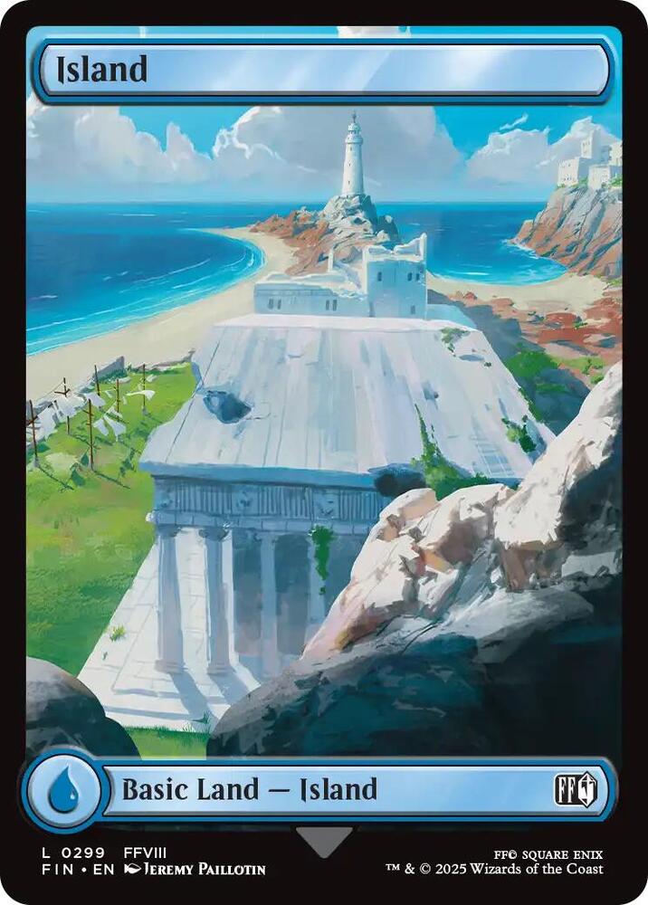 Island 0299 299 (FINAL FANTASY)  - Full Art Foil | Good Games Modbury