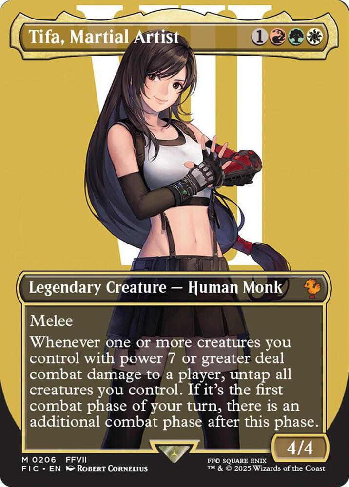 Tifa, Martial Artist 206/100 (Commander: FINAL FANTASY)  - Borderless | Good Games Modbury