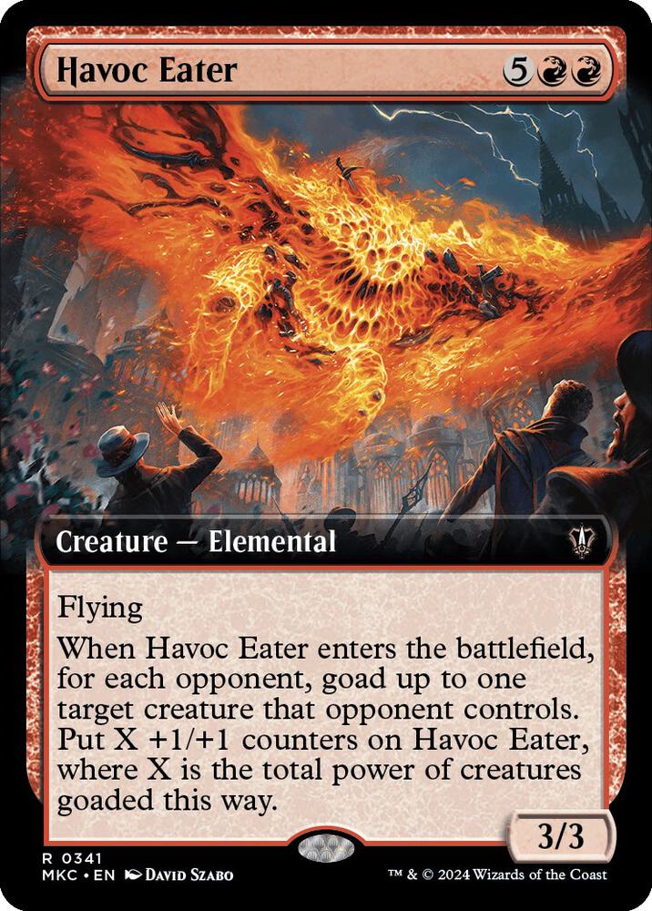 Havoc Eater 341/311 (Commander: Murders at Karlov Manor)  - Extended Art | Good Games Modbury