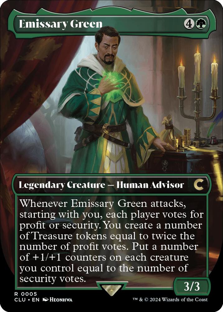 Emissary Green 5/284 (Ravnica: Clue Edition)  - Borderless | Good Games Modbury