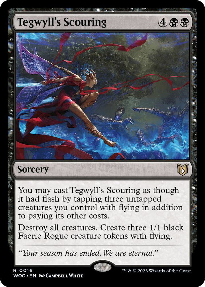 Tegwyll's Scouring 16/173 (Commander: Wilds of Eldraine)  | Good Games Modbury