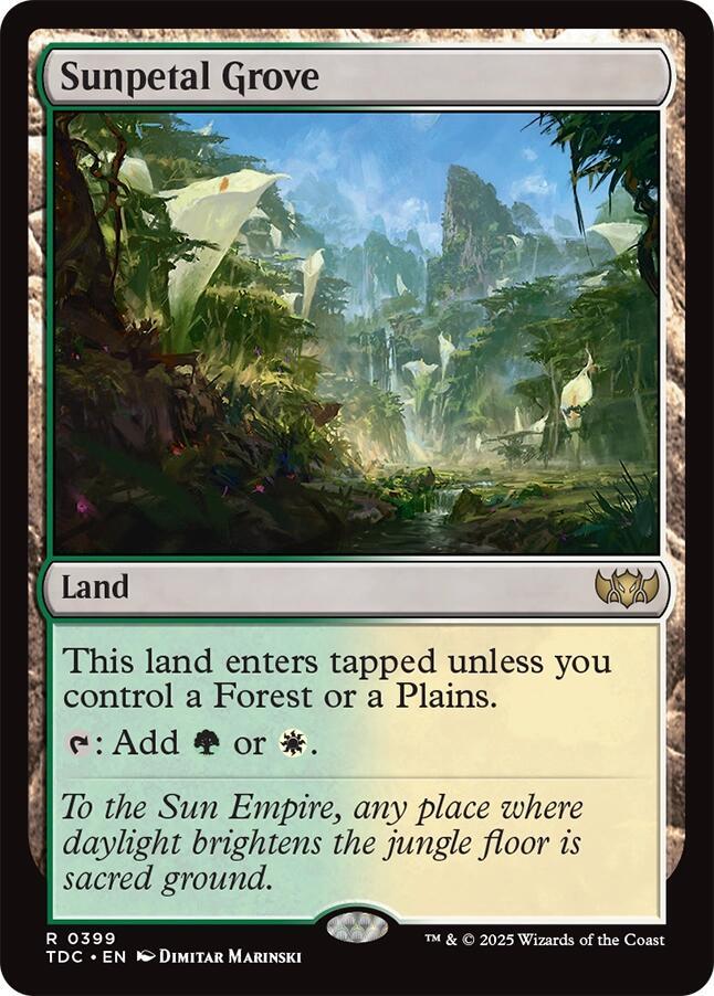 Sunpetal Grove 399 (Commander: Tarkir: Dragonstorm)  | Good Games Modbury