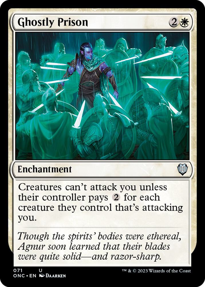 Ghostly Prison 71 (Commander: Phyrexia: All Will Be One)  | Good Games Modbury