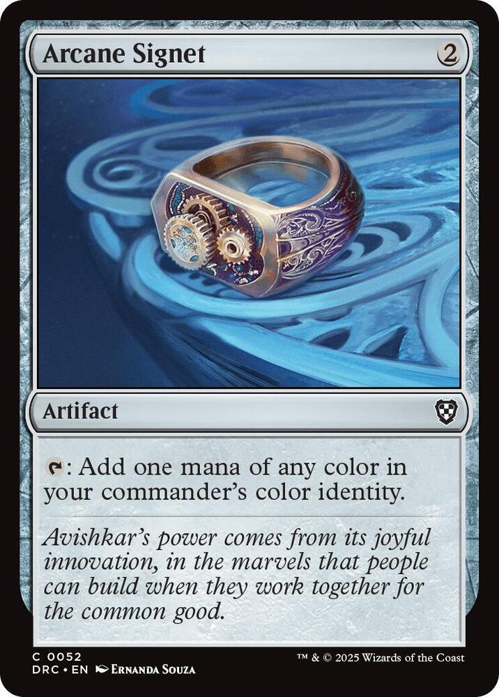 Arcane Signet 0052 52 (Commander: Aetherdrift)  | Good Games Modbury